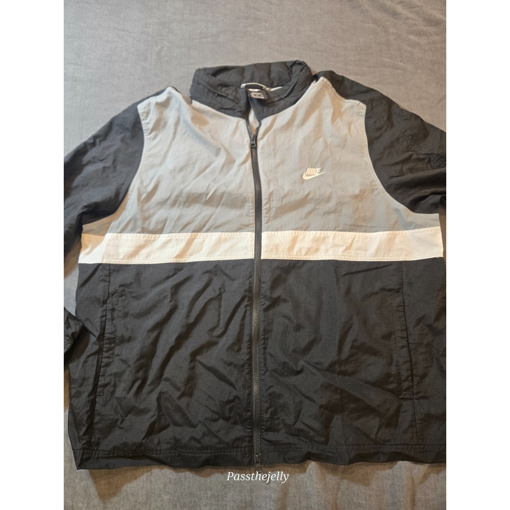 Nike Jacket Mens XXXL Sportswear NSW Color Block Track Street Zip Windbreaker